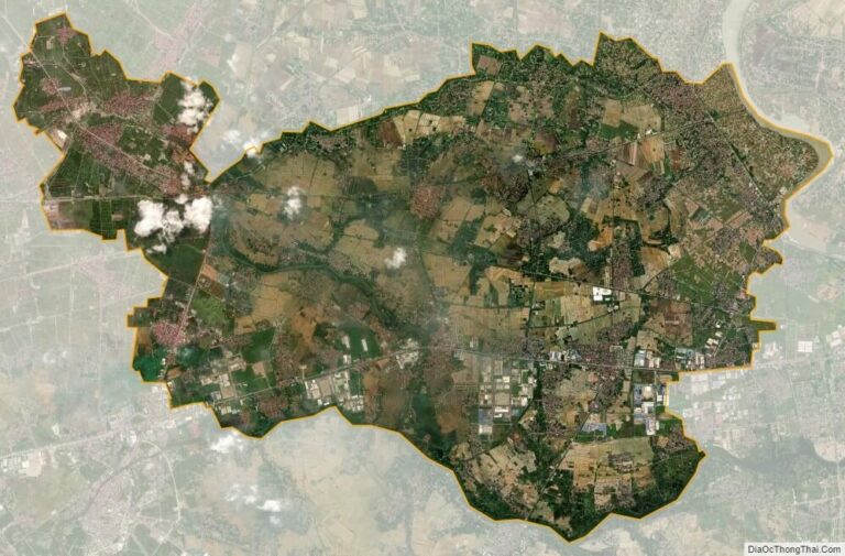 Cam Giang satellite map