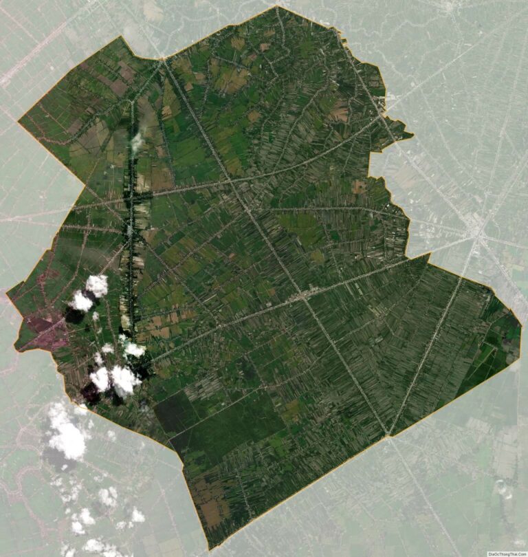 Phung Hiep satellite map