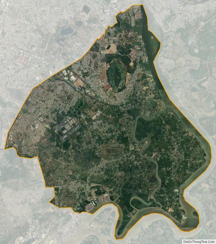 Bản đồ vệ tinh quận 9