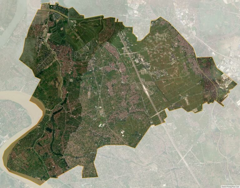 Van Giang satellite map