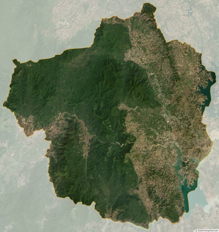 Sa Thay satellite map