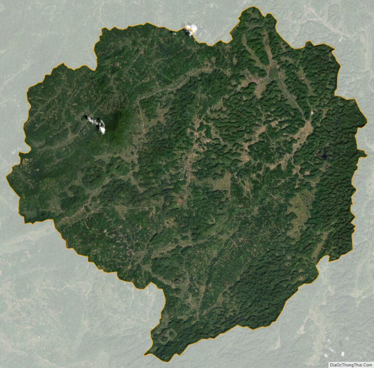 Bản đồ vệ tinh huyện Bắc Sơn