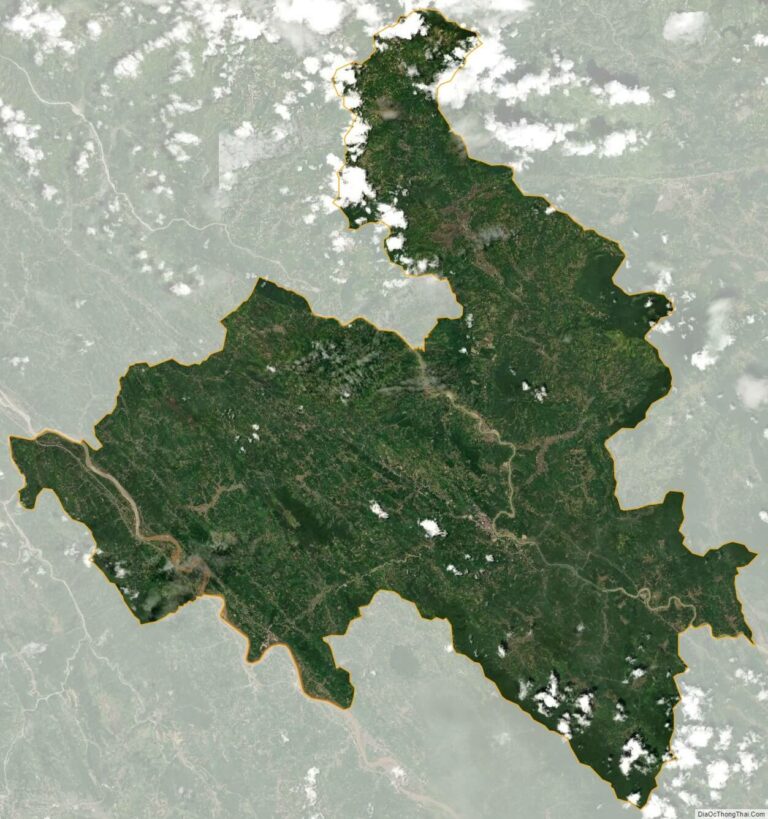 Bản đồ vệ tinh huyện Bảo Yên