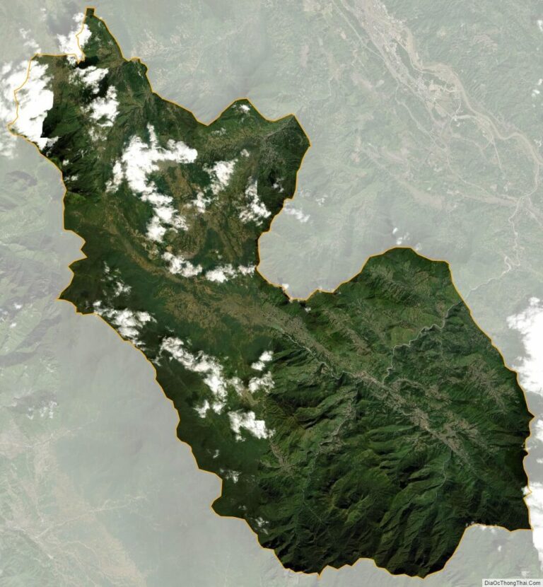 Bản đồ vệ tinh huyện Sa Pa