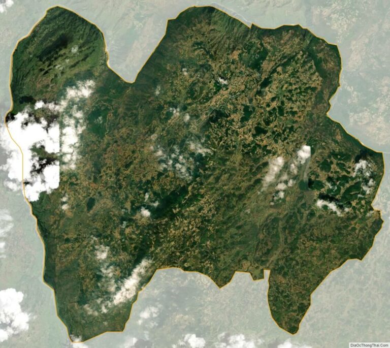 Bản đồ vệ tinh huyện Si Ma Cai