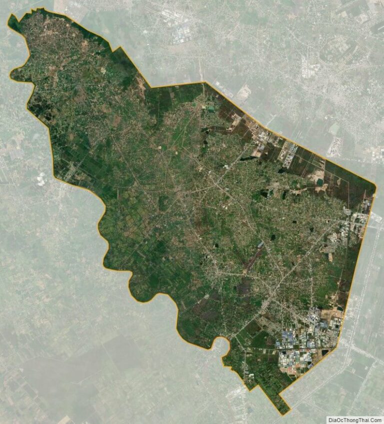 Duc Hoa satellite map