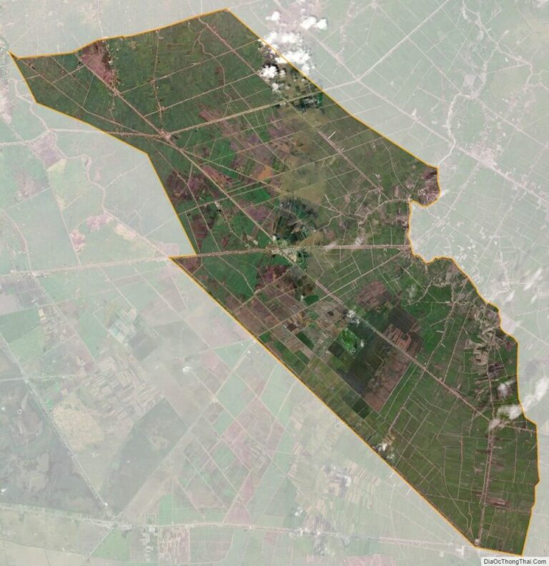 Tan Hung satellite map