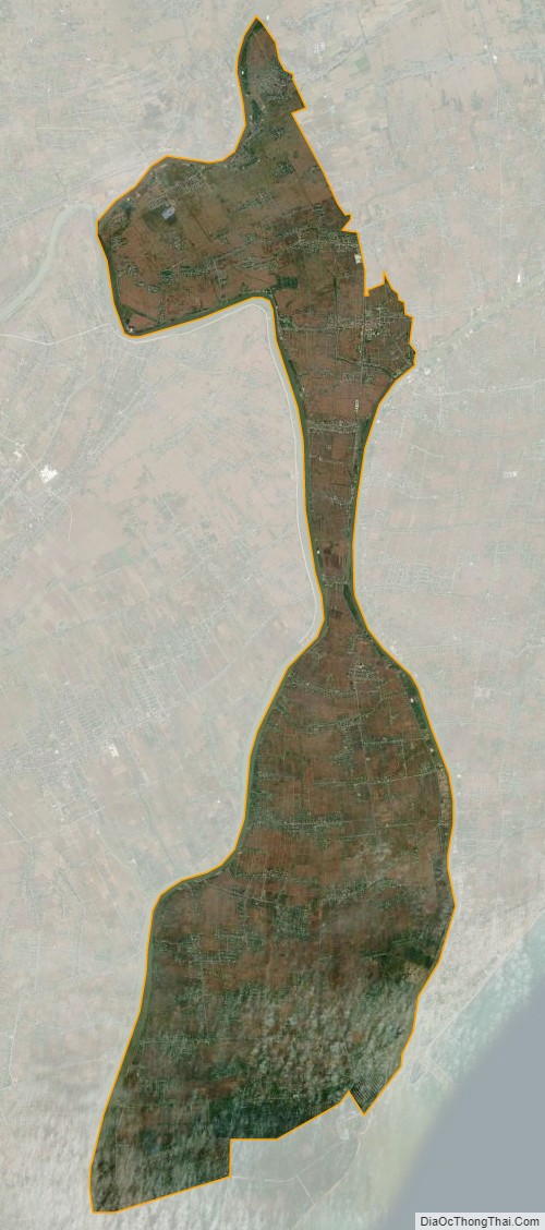 Bản đồ vệ tinh huyện Nghĩa Hưng