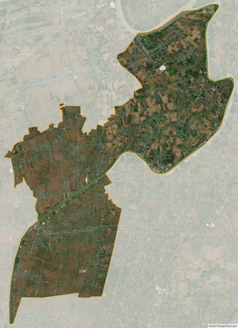 Bản đồ vệ tinh huyện Trực Ninh