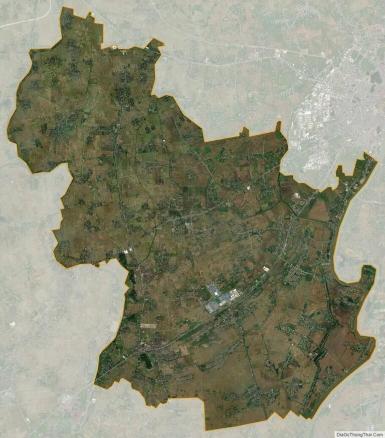 Bản đồ vệ tinh huyện Vụ Bản