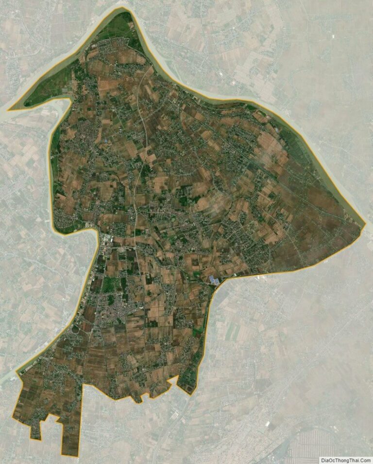 Bản đồ vệ tinh huyện Xuân Trường