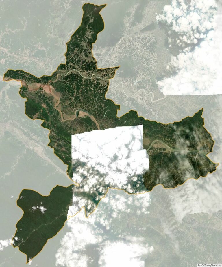 Bản đồ vệ tinh huyện Anh Sơn