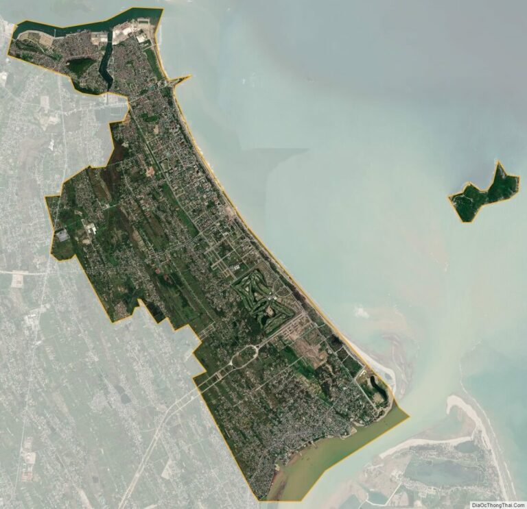 Bản đồ vệ tinh thị xã Cửa Lò