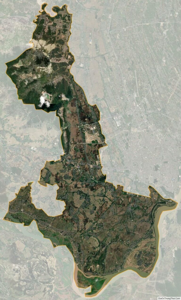 Bản đồ vệ tinh huyện Hưng Nguyên