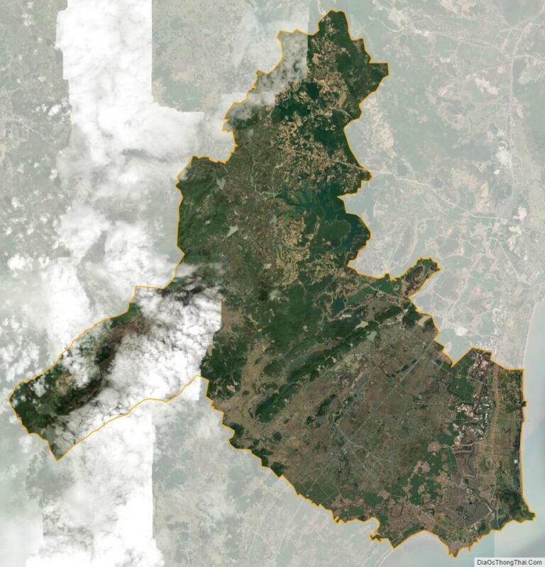 Bản đồ vệ tinh huyện Quỳnh Lưu