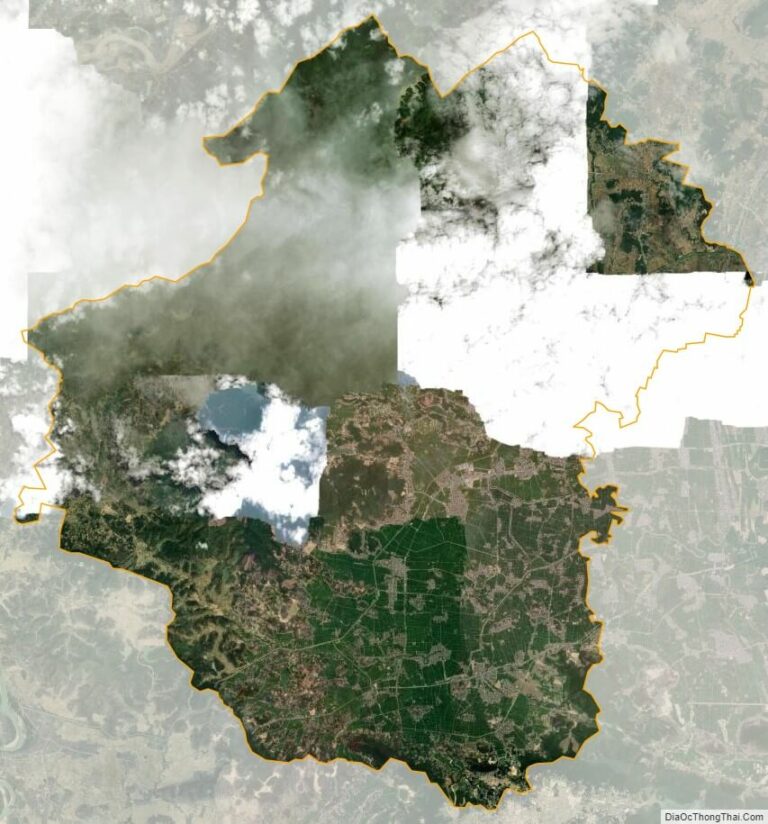 Yen Thanh satellite map