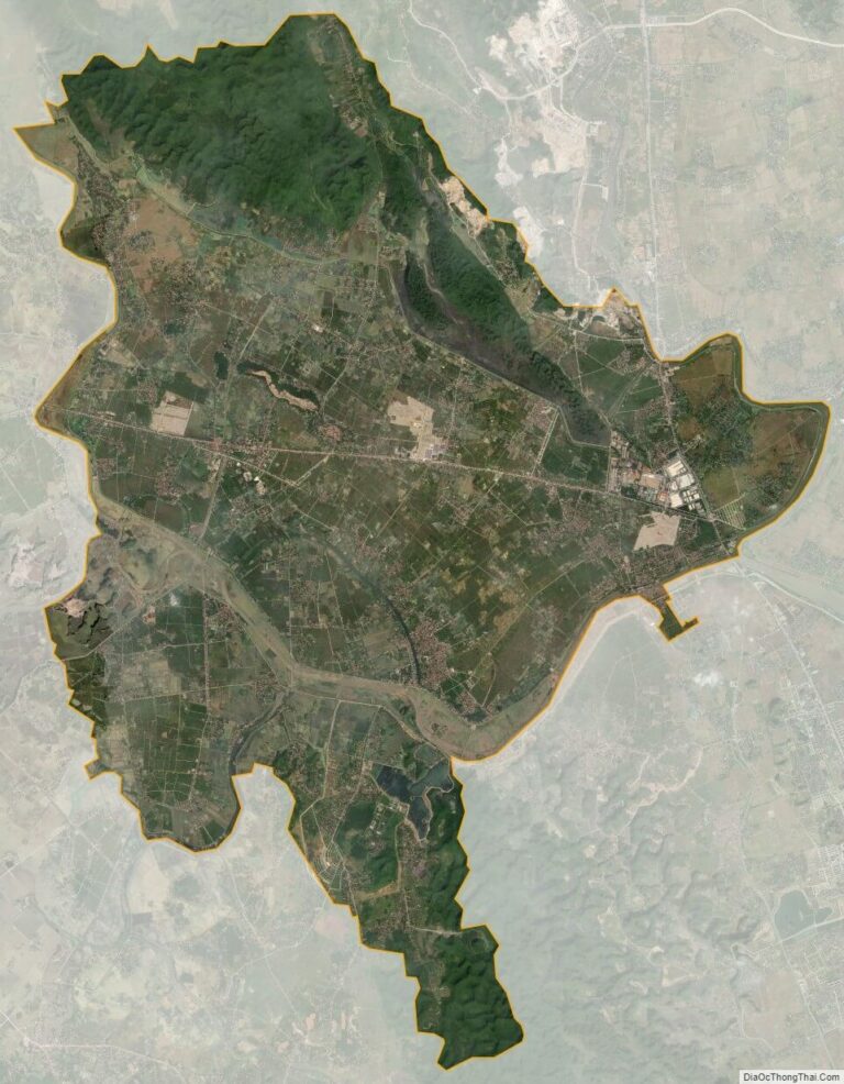 Bản đồ vệ tinh huyện Gia Viễn