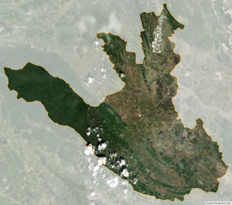 Bản đồ vệ tinh huyện Nho Quan