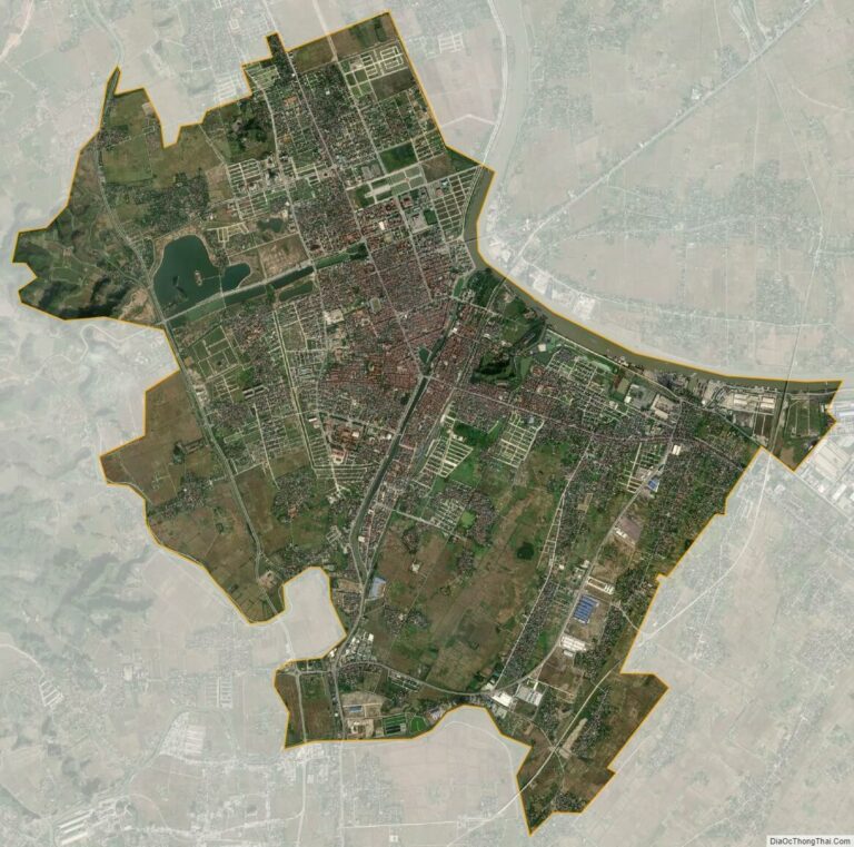 Bản đồ vệ tinh thành phố Ninh Bình