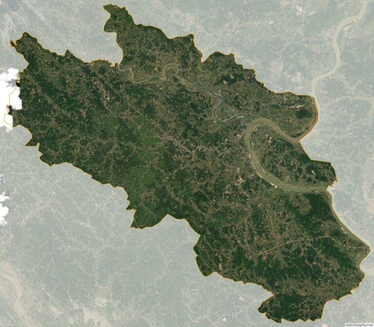 Bản đồ vệ tinh huyện Đoan Hùng