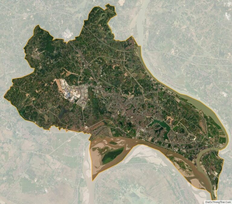 Viet Tri satellite map