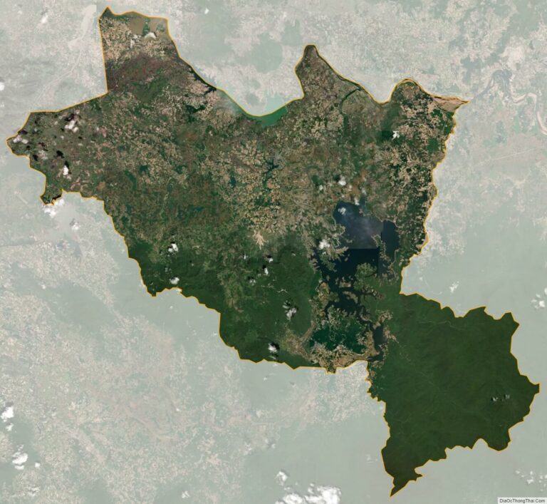 Bản đồ vệ tinh huyện Sông Hinh