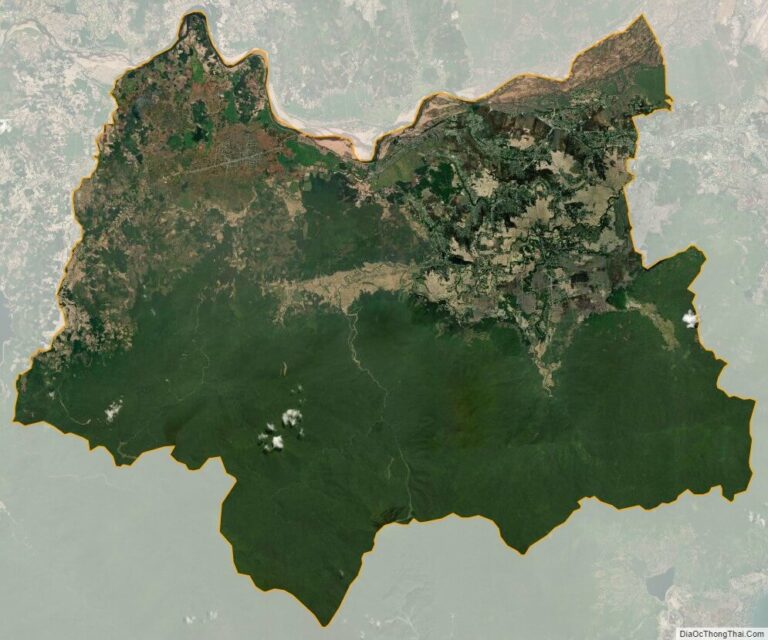 Bản đồ vệ tinh huyện Tây Hoà