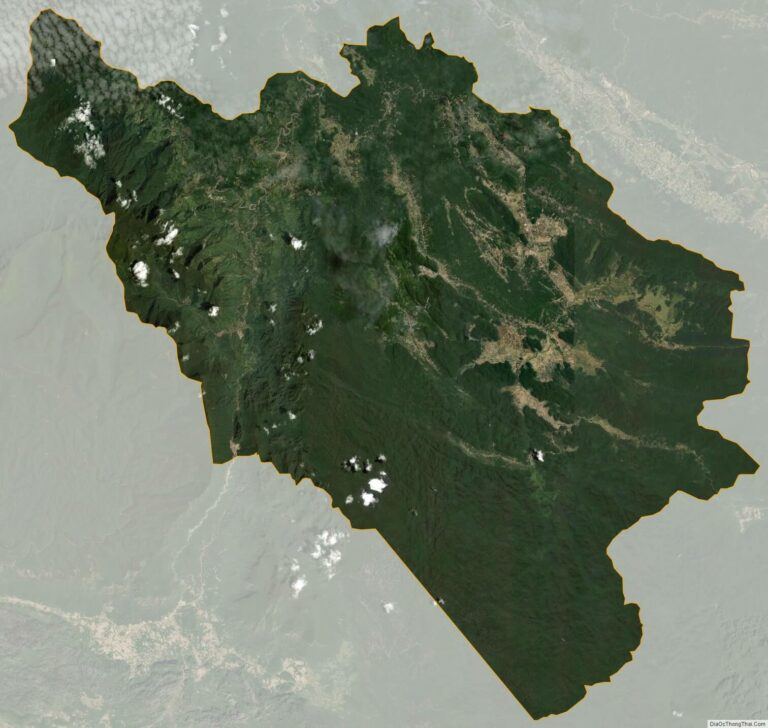Bản đồ vệ tinh huyện Minh Hóa