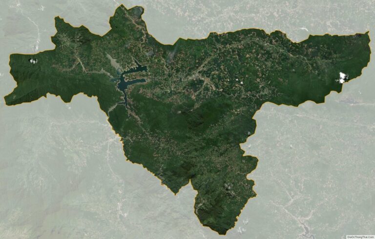Bản đồ vệ tinh huyện Bắc Trà My
