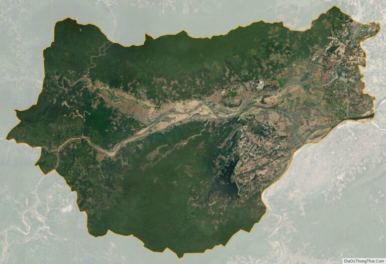 Bản đồ vệ tinh huyện Đại Lộc