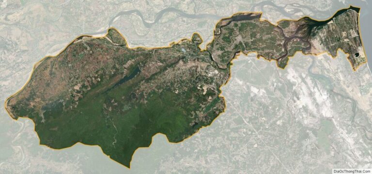 Bản đồ vệ tinh huyện Duy Xuyên