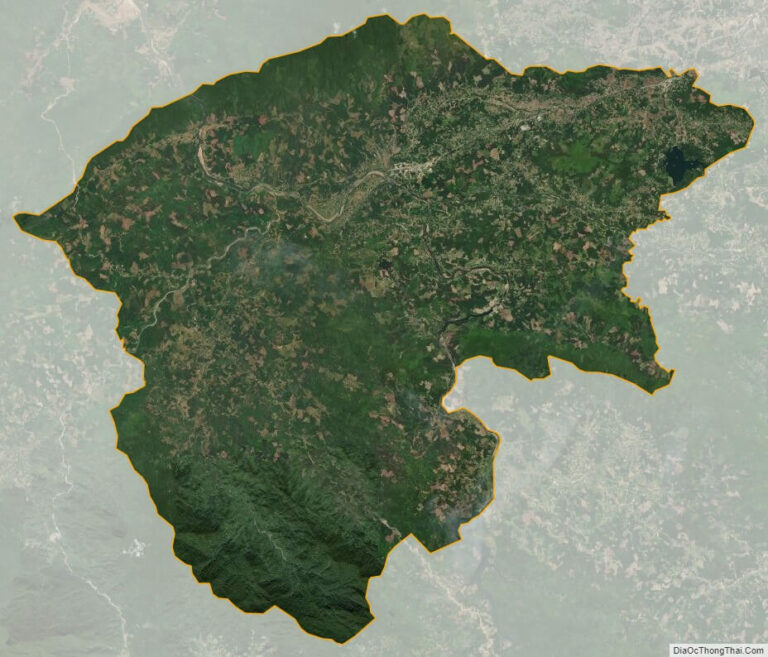 Bản đồ vệ tinh huyện Hiệp Đức