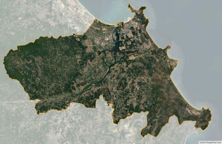 Bản đồ vệ tinh huyện Bình Sơn