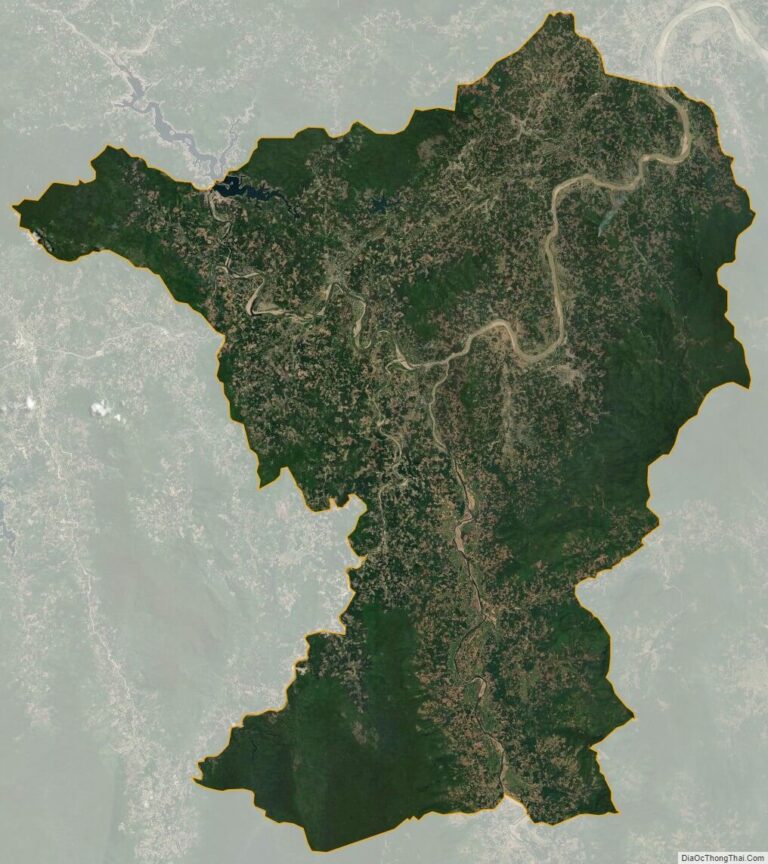Bản đồ vệ tinh huyện Sơn Hà