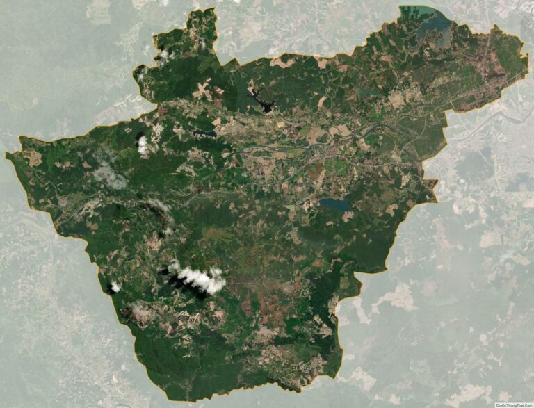 Bản đồ vệ tinh huyện Cam Lộ