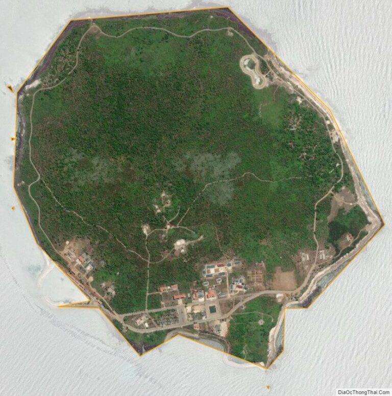 Bản đồ vệ tinh đảo Cồn Cỏ