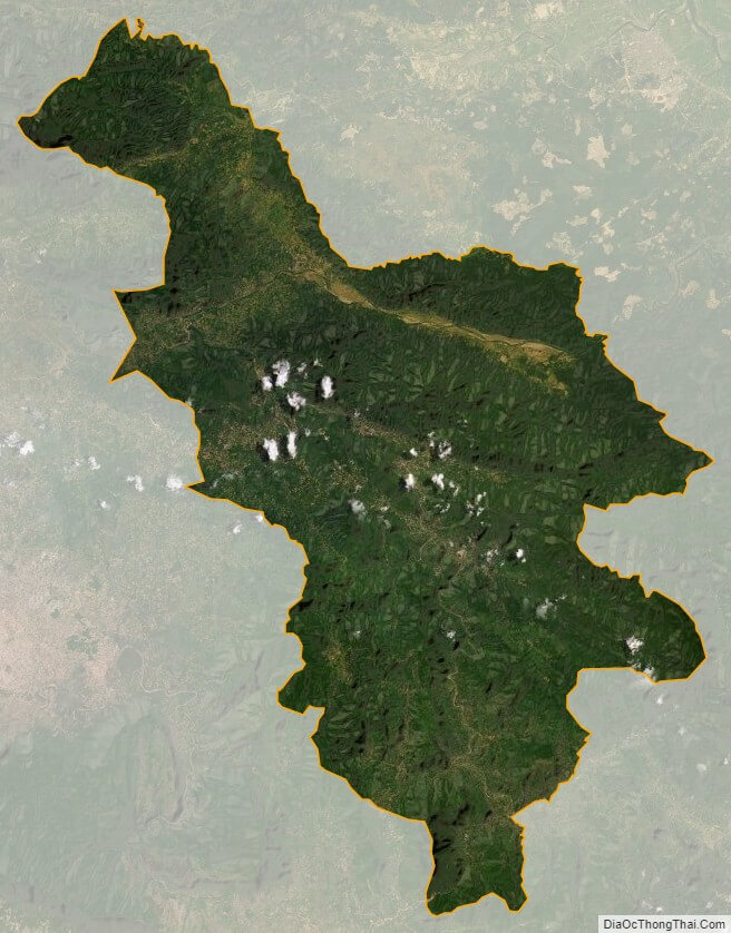 Da Krong satellite map
