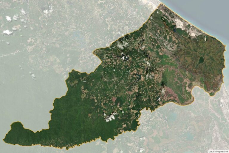 Bản đồ vệ tinh huyện Vĩnh Linh