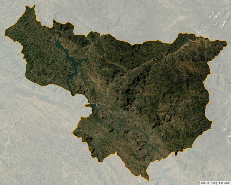 Bản đồ vệ tinh huyện Mường La