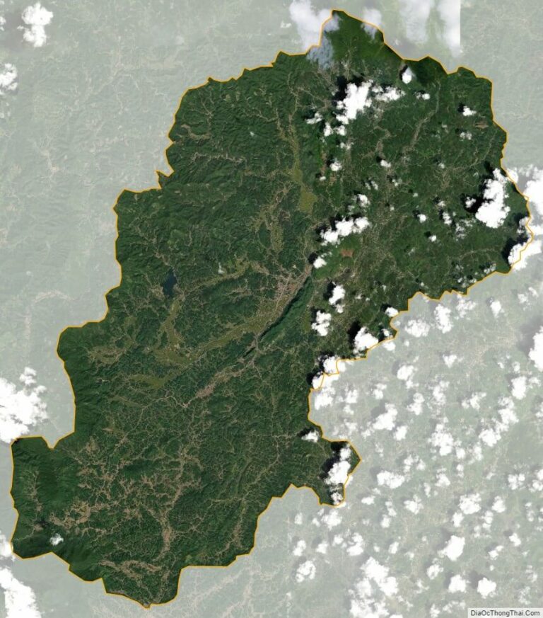 Dinh Hoa satellite map