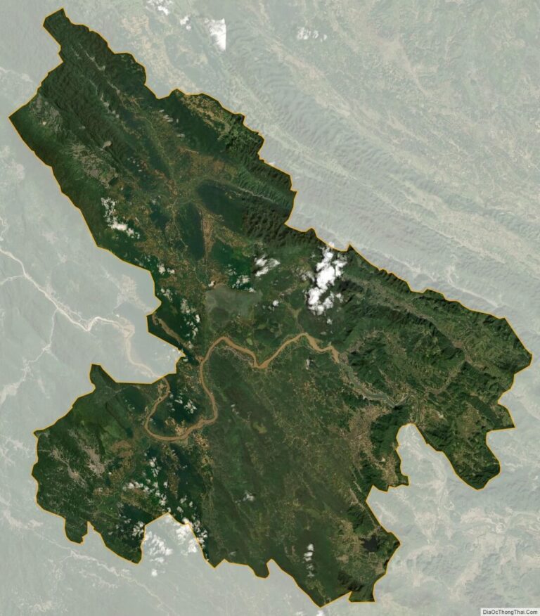 Ba Thuoc satellite map
