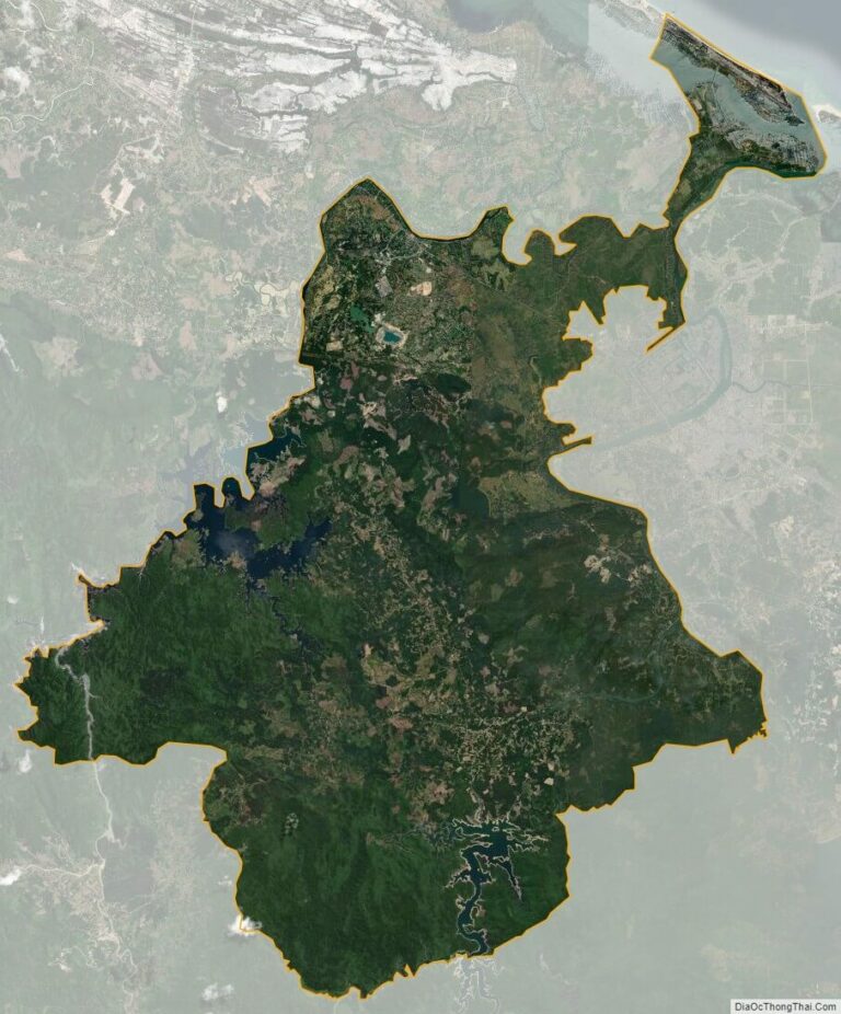 Huong Tra satellite map