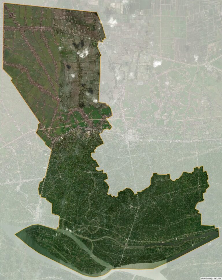 Cai Lay satellite map