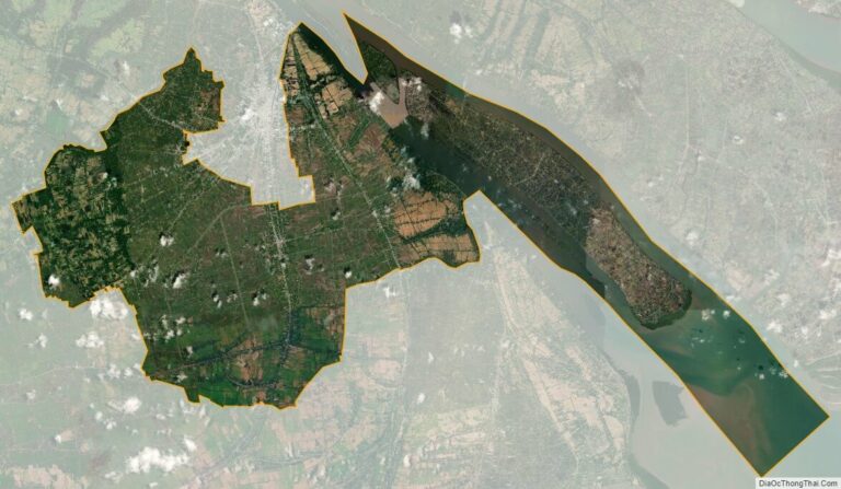 Chau Thanh satellite map
