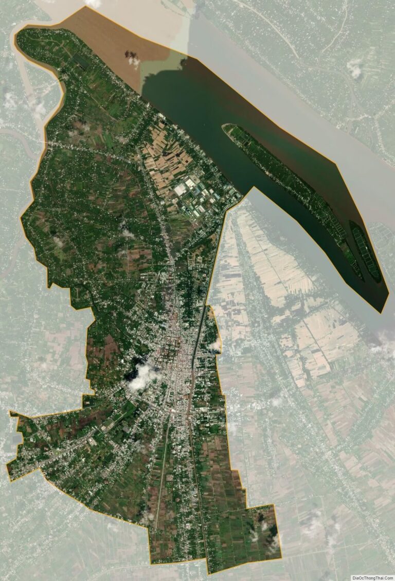 Tra Vinh satellite map