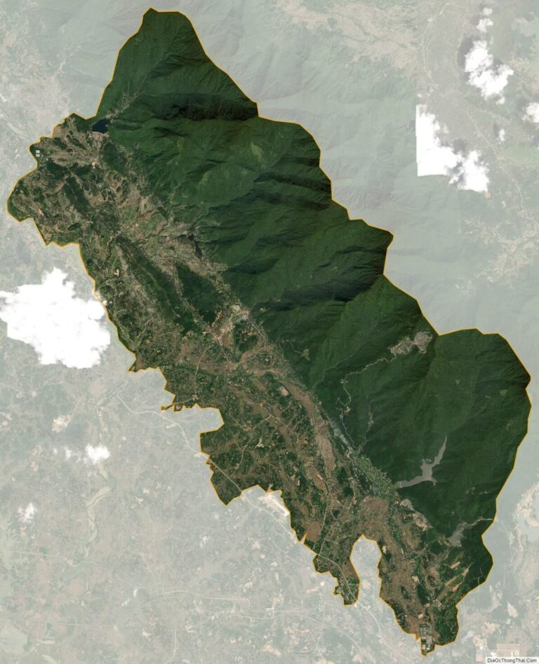 Tam Dao satellite map