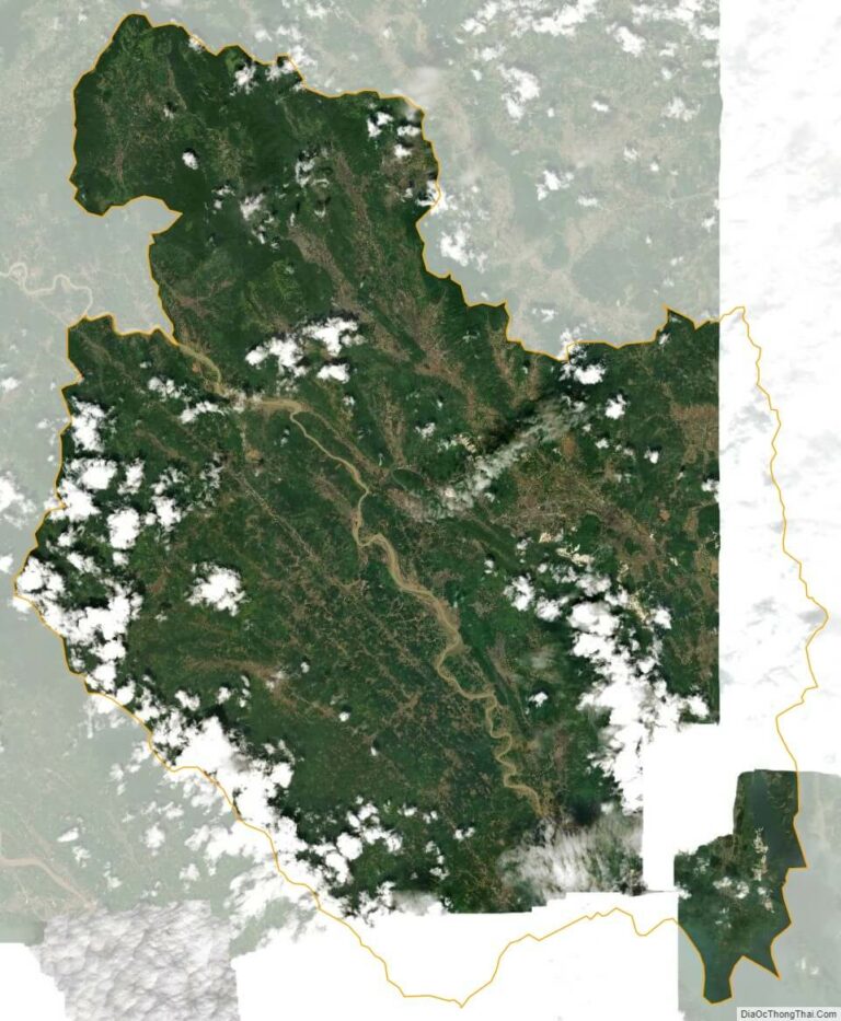 Luc Yen satellite map