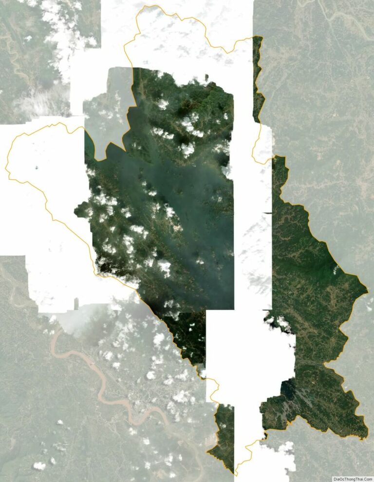 Yen Binh satellite map