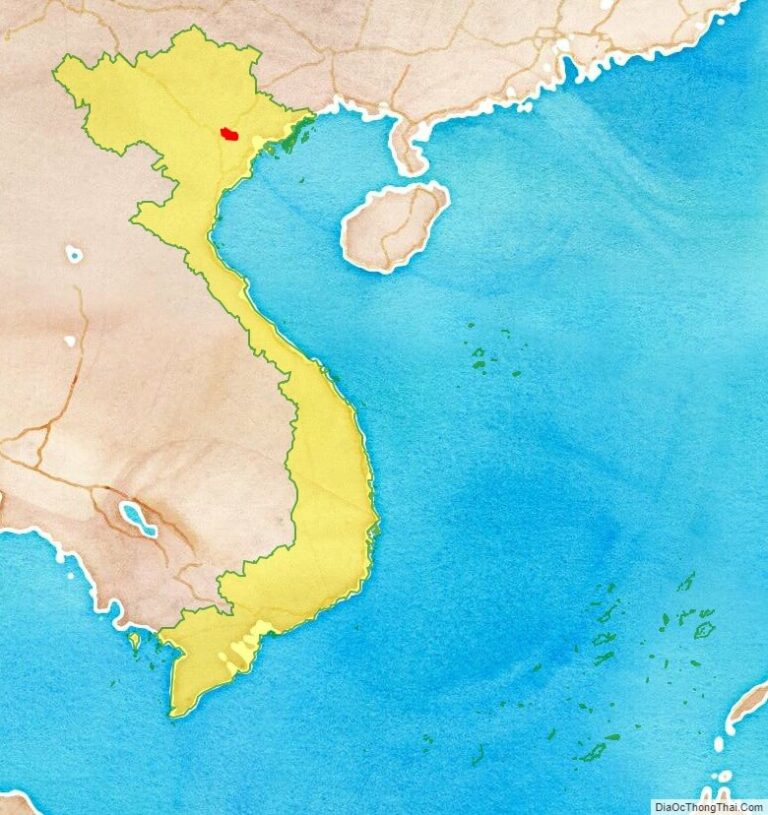 Bản đồ vị trí Bắc Ninh