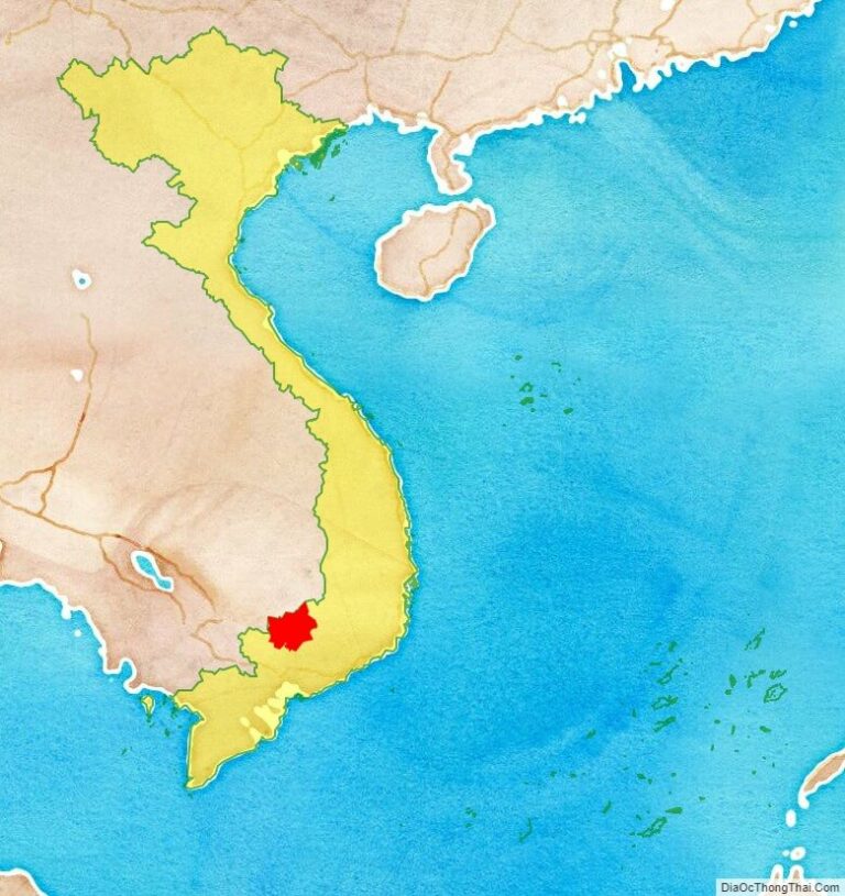 Binh Phuoc province location map